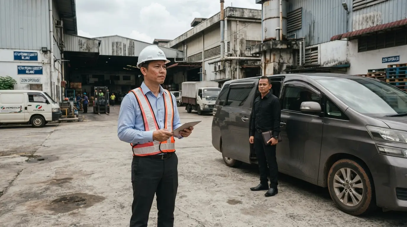 Corporate team travelling for a site visit in Malaysia