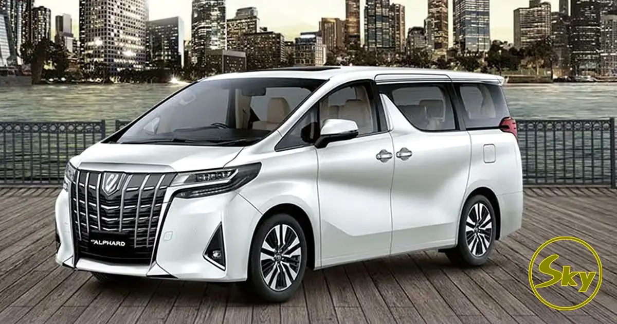 Luxury Toyota Alphard and Vellfire MPV used for private airport transfers